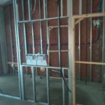 Estructuras previas al montaje de Pladur