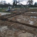 Primera fase de la construcción