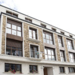 Fachada edificio obra nueva Calle Manuel Salgado Codesido