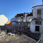 edificio derruido en Friol