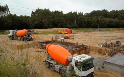 Cimentación para nave industrial en Palas de Rei para JIM SPORT